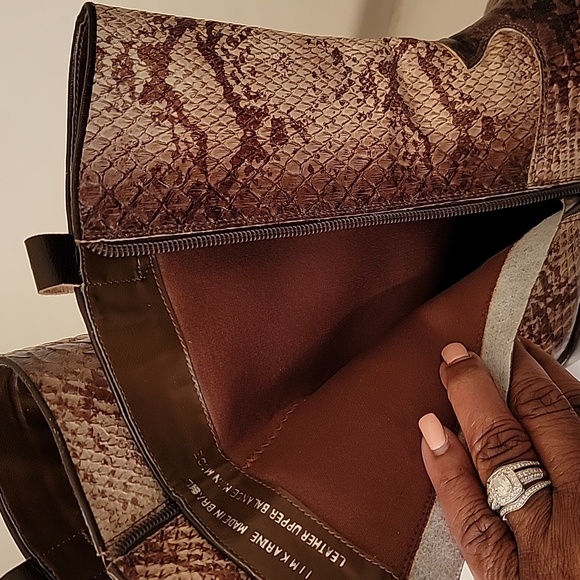 Cow Girl Style Leather Boots - Picture 5 of 9